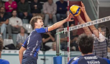 deuxième match de préparation et deuxième match nul pour le Tours Volley-Ball à Tourcoing