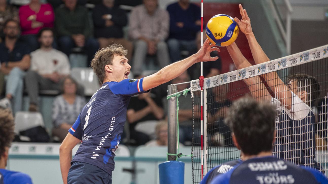 deuxième match de préparation et deuxième match nul pour le Tours Volley-Ball à Tourcoing