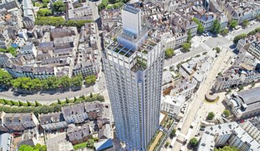 Des années de travaux en perspective : à Nantes, coup d’envoi de l’immense chantier de rénovation de la tour Bretagne