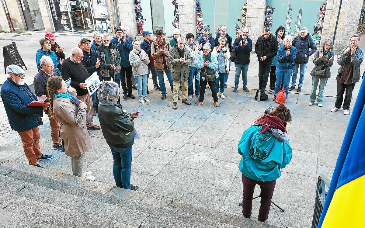 À Lannion, les soutiens à l’Ukraine ne baissent pas les bras