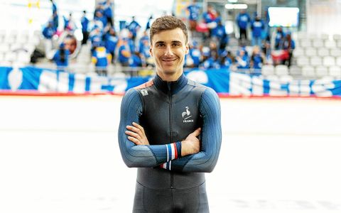 Le Quintinais Jimmy Jouette vit depuis trois ans au Québec afin d’assouvir sa passion pour le patinage de vitesse sur glace.