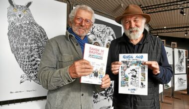 Au Salon bigouden du livre, Nono et Alain Goutal exposent leur Bretagne
