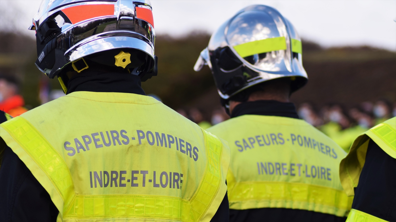 la route de Nantes coupée à la circulation