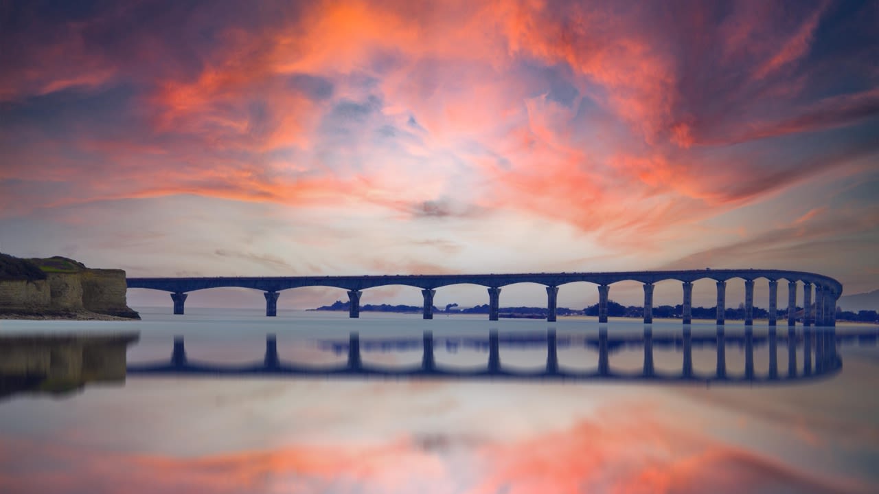 Le pont de l’île de Ré photographié par Célia Vachieri figure parmi les trois grands gagnants du concours néo-aquitain.