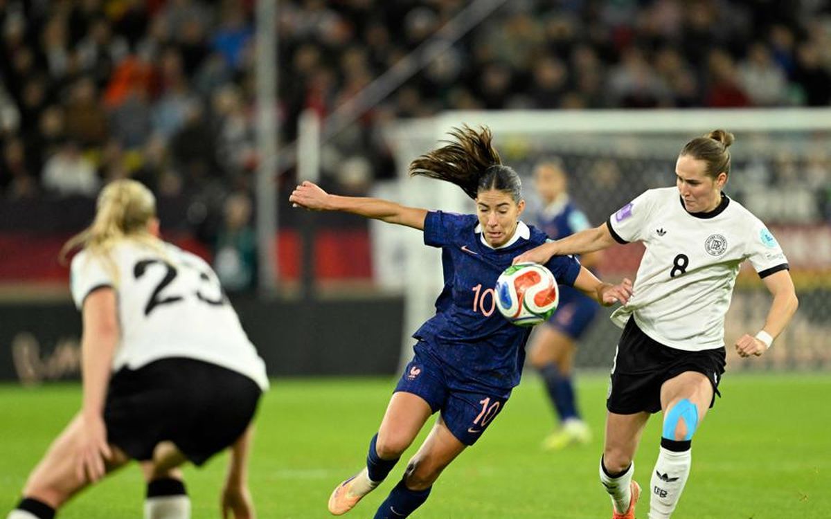 Les Bleues coincent en Allemagne et devront créer l’exploit à domicile pour jouer une deuxième finale de Ligue des nations consécutives