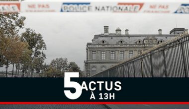 Suites du cambriolage du Louvre, triple chavirage en mer, missile russe à « portée illimitée » : le point à la mi-journée