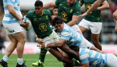 avant d’affronter le XV de France en novembre, l’Afrique du Sud réalise le doublé pour la première fois