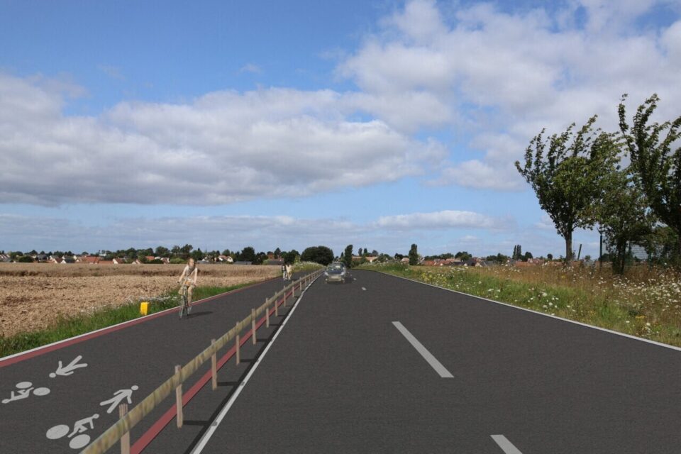 Boos La Neuville piste cyclable