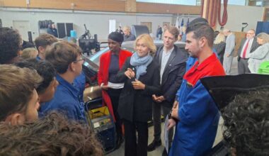 la Région passe la seconde et inaugure le nouvel atelier de mécanique de ce lycée