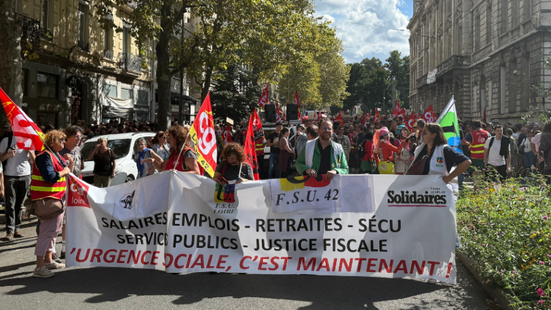 Grève du 2 octobre à Saint-Étienne : manifestation et légères perturbations à la STAS