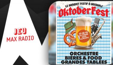Gagnez vos entrées pour l’Oktoberfest à Grenoble