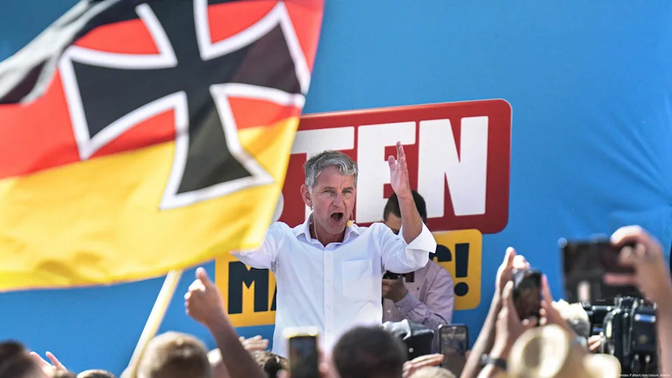 Le parti d'extrême-droite AfD a le vent en poupe dans les Länder de l'ex-RDA<span class="copyright">Hannes P Albert/dpa/picture alliance</span>