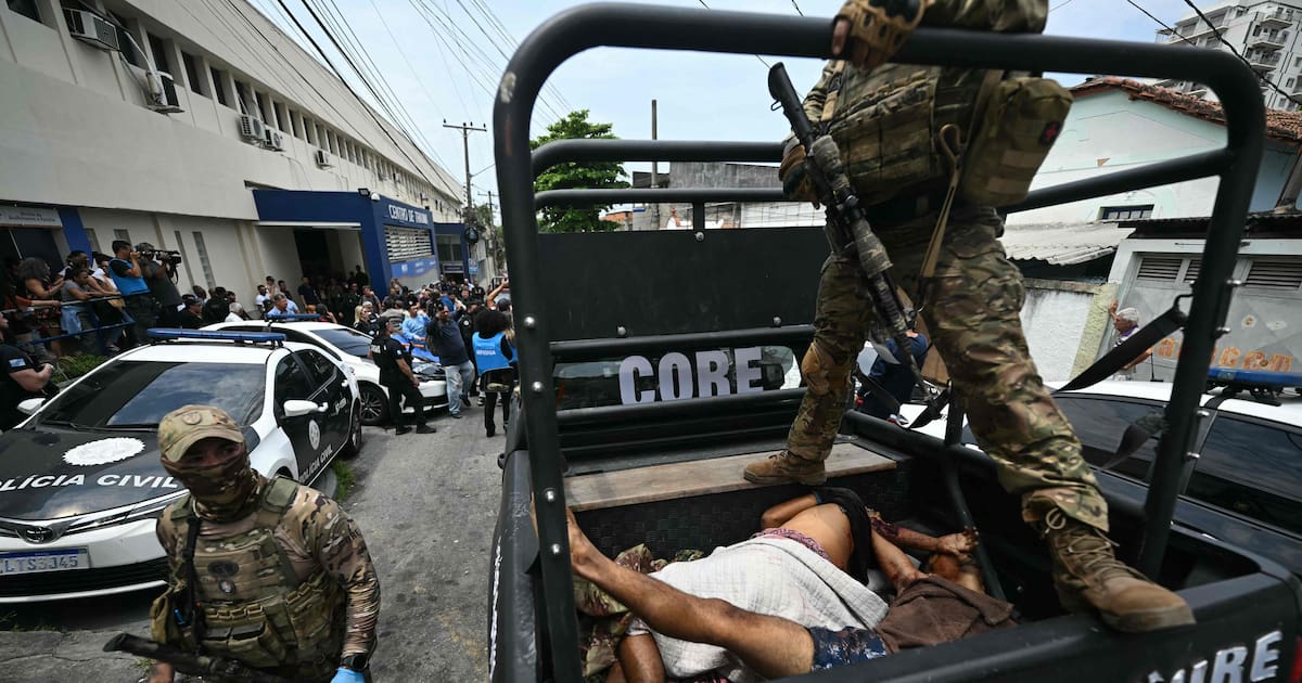 64 personnes tuées dans l’opération antidrogue la plus meurtrière de l’histoire de l’Etat de Rio – Libération