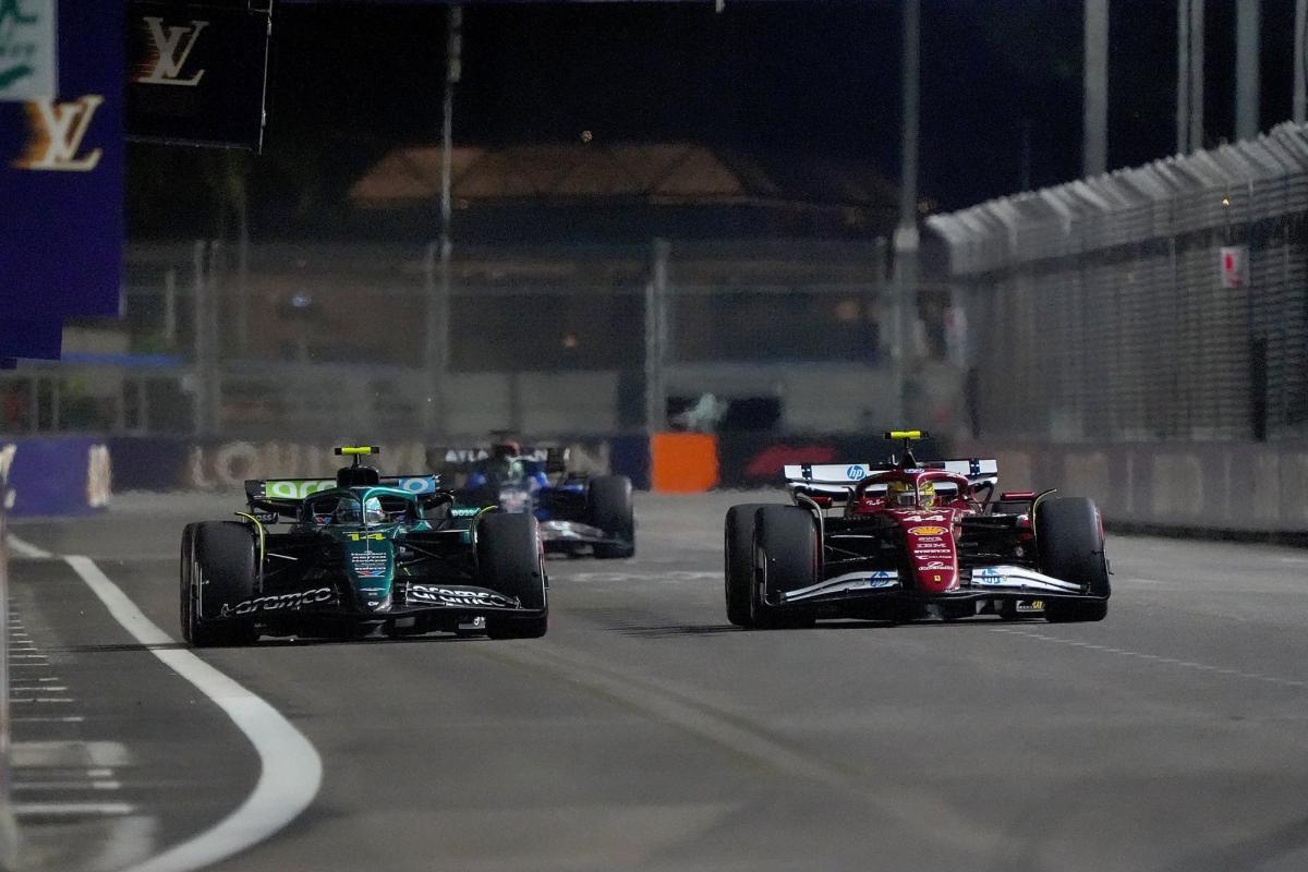 Lewis Hamilton pénalisé à la suite d'un problème de freins, Fernando Alonso passe 7e au GP de Singapour - L'Équipe