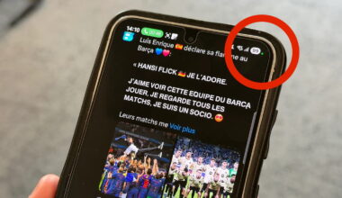 que signifie le point vert qui s'affiche sur l'écran de votre smartphone ?