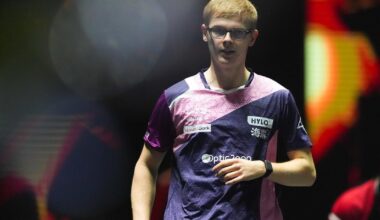 Félix Lebrun de retour dans le top 5 mondial après sa finale au Grand Smash de Pékin
