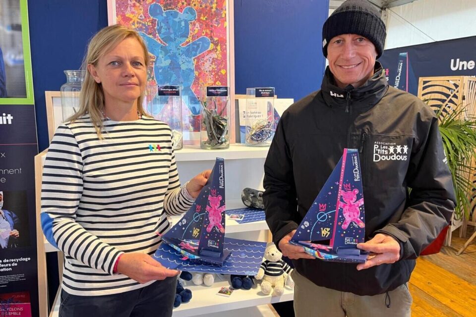 Nolwenn Fabvre et Armel Tripon skippeur P'tits Doudous