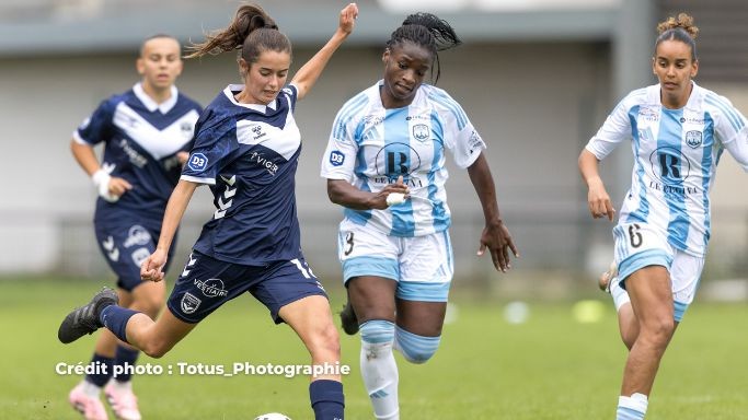 D3F : les Girondines de Bordeaux s’inclinent face à Longvic et se rapprochent de la zone rouge