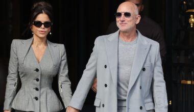 Vêtus de tenues assorties, Jeff Bezos et Lauren Sanchez se baladent dans les rues de Paris