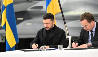 La Suède et l’Ukraine signent une lettre d'intention pour l'achat de près de 150 avions de chasse Gripen
