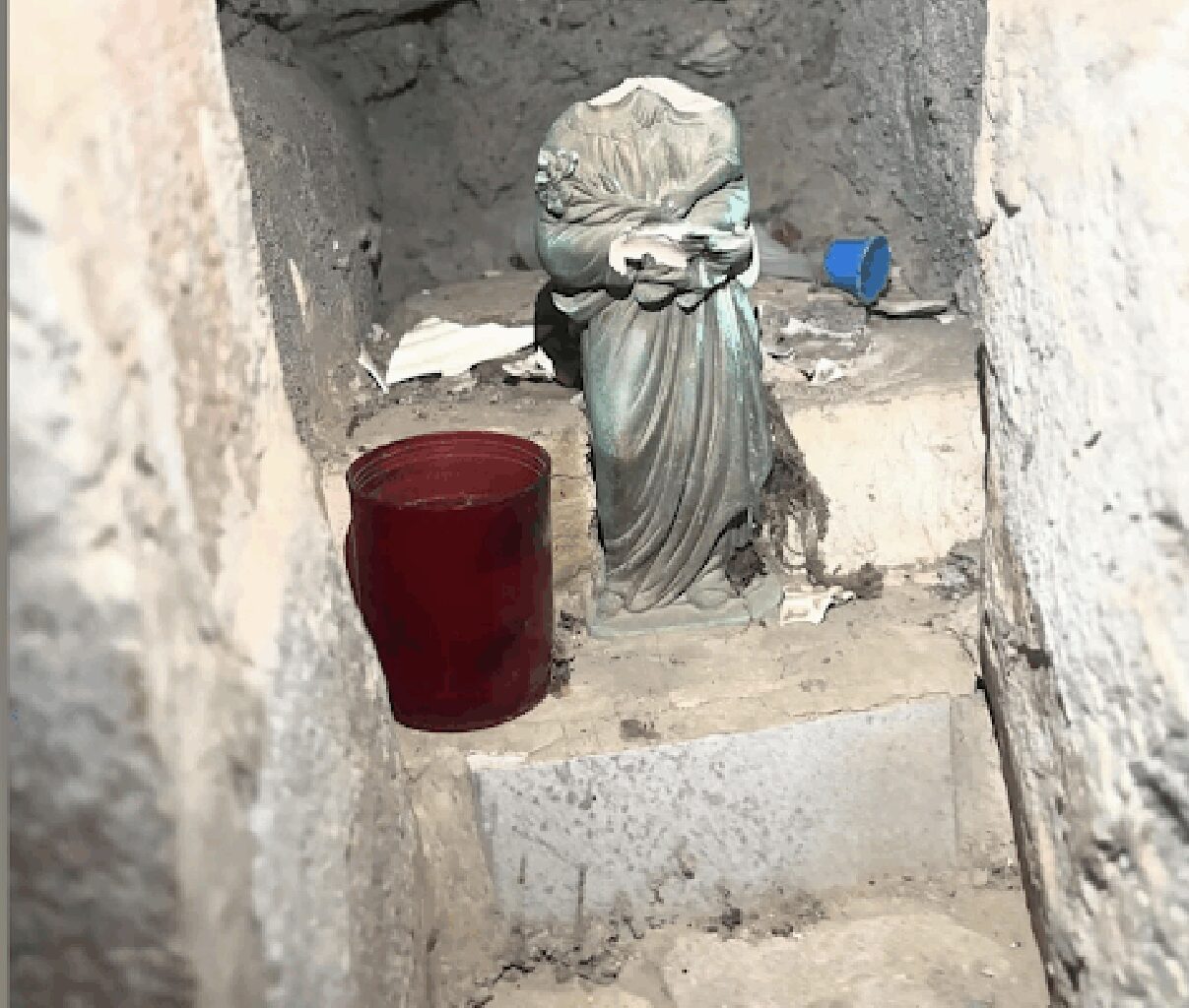 Biguglia - Une statue de la Vierge profanée en plein cœur du village