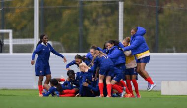 La joie tricolore avec le but dans les arrêts de jeu (photo DFB.de)