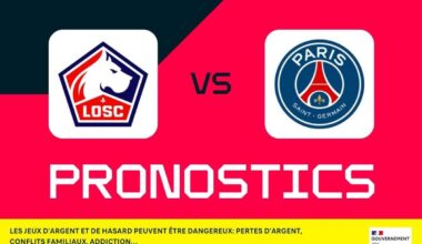 Lille - PSG : Pronostics, Meilleurs Paris et Cotes (Ligue 1)