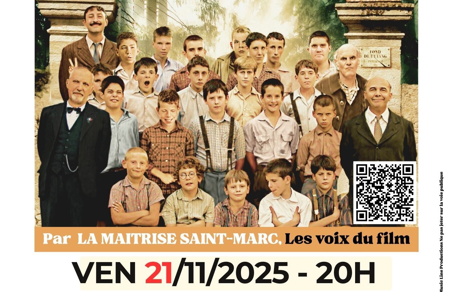 21 novembre 2025 Les Choristes à Montpellier !