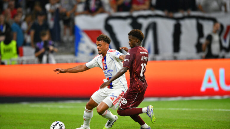 Ruben Kluivert lors d'OL - Metz