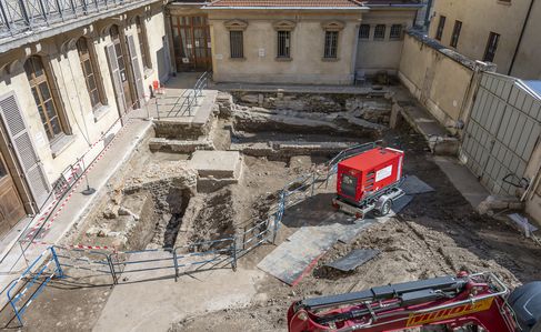 Pose de la première pierre du projet de réhabilitation du foyer d’Ainay
