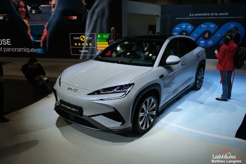 SUV 100% électrique BYD Sealion 7 Tesla Stellantis 2035 interdiction voitures thermiques Allemagne