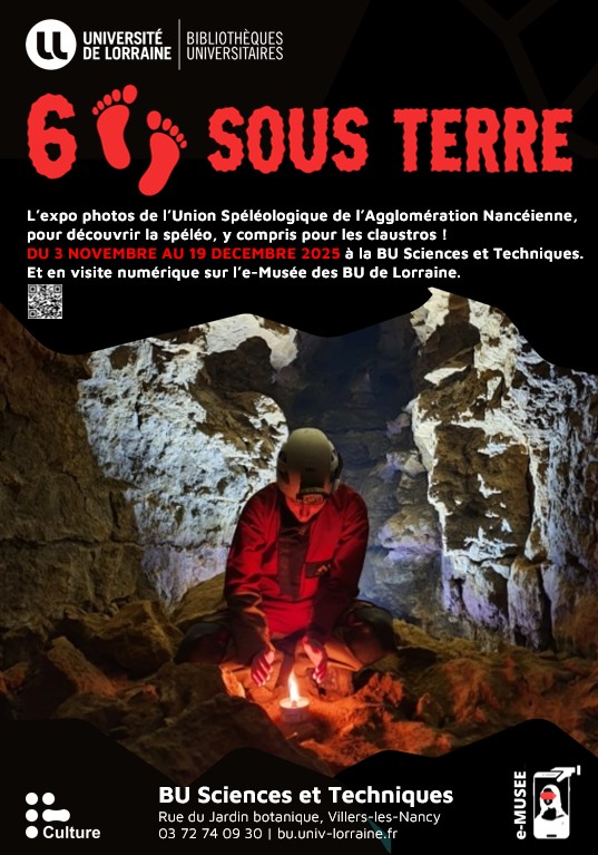 Six pieds sous terre : découvrez la spéléo ! (BU sciences et techniques) - Factuel