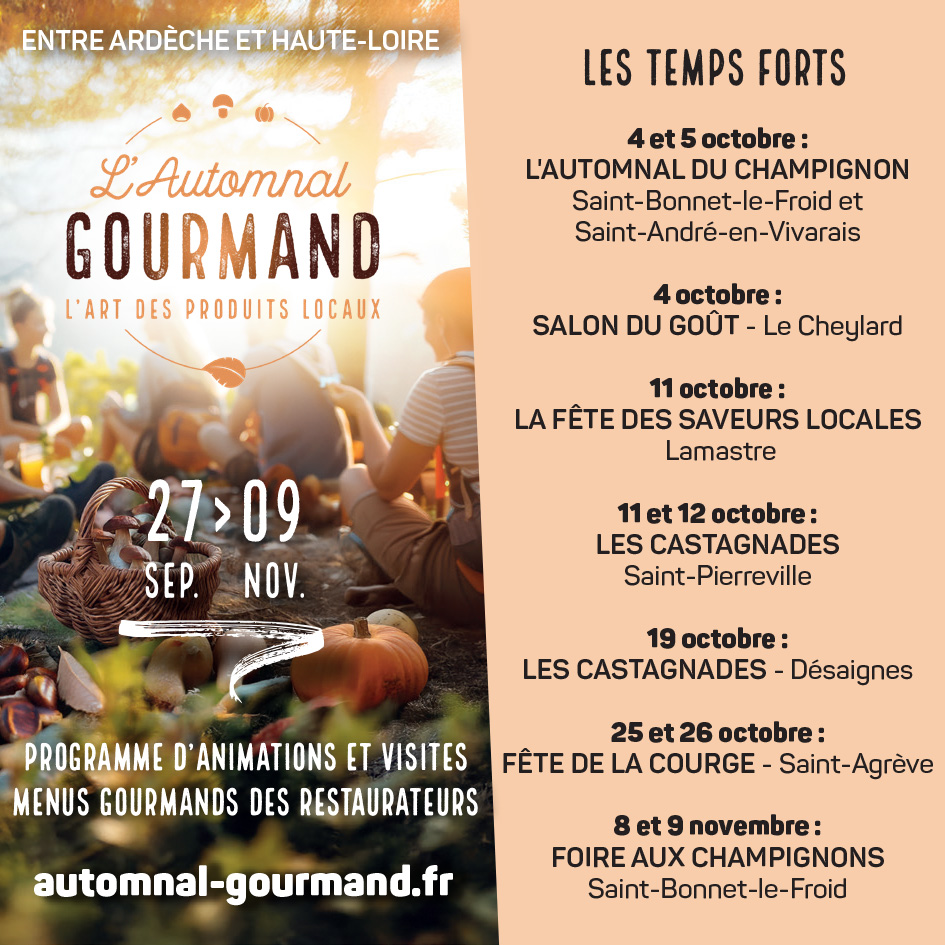 Automnal gourmand octobre 2025