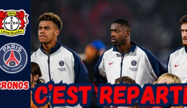 Vidéo PSG - Nul contre Strasbourg et l'équipe face au Bayer Leverkusen !