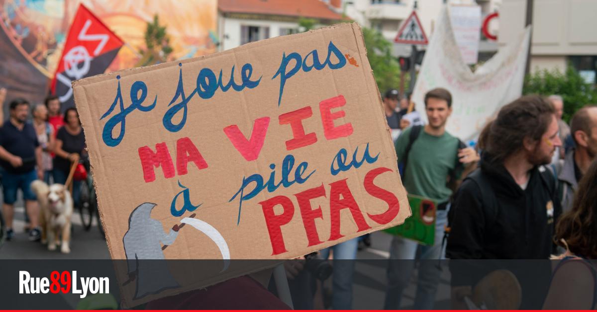 À Lyon, une manifestation festive contre la pollution aux PFAS