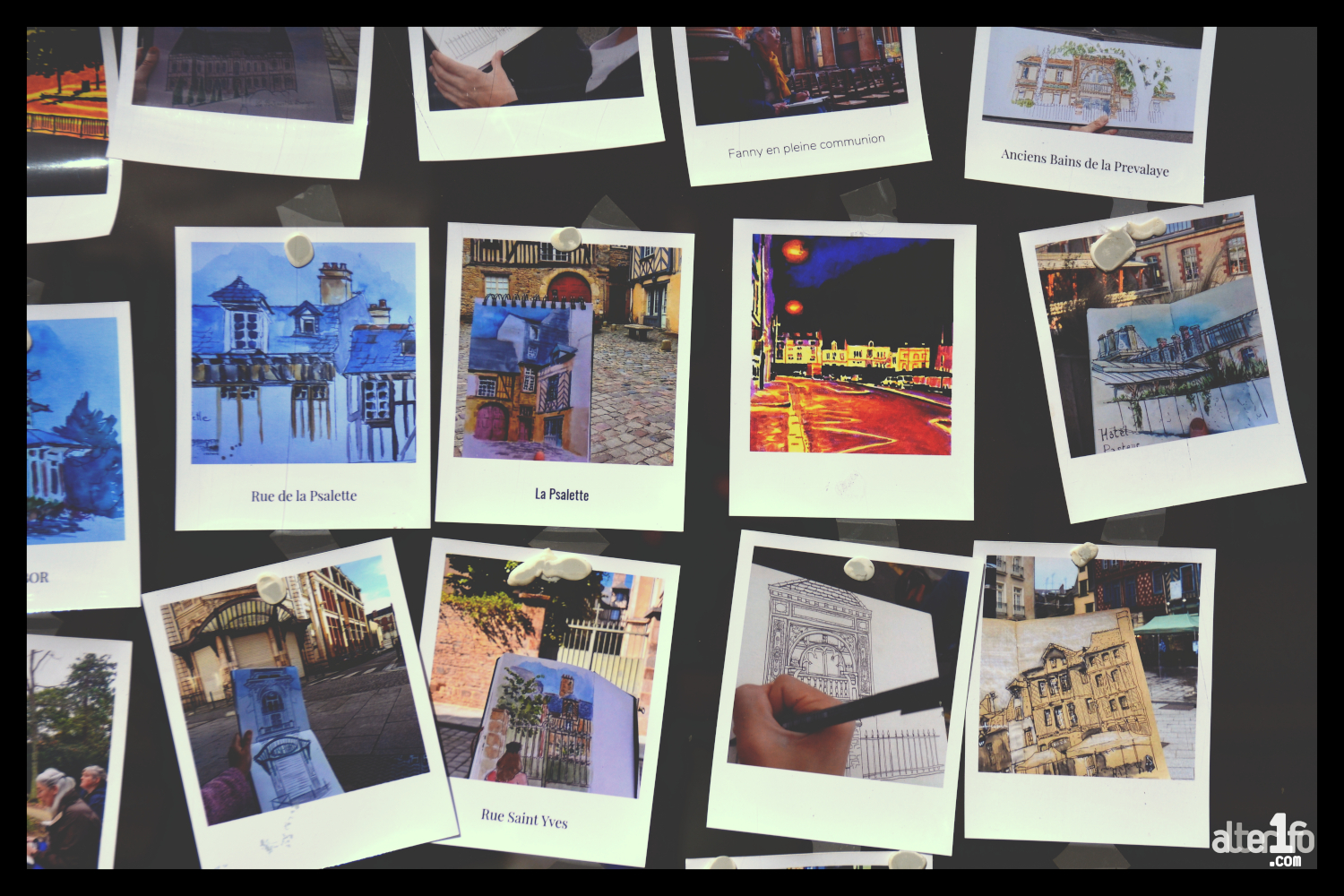 « Urban Sketchers Rennes » explore/expose la ville de Rennes autrement… – Alter1fo