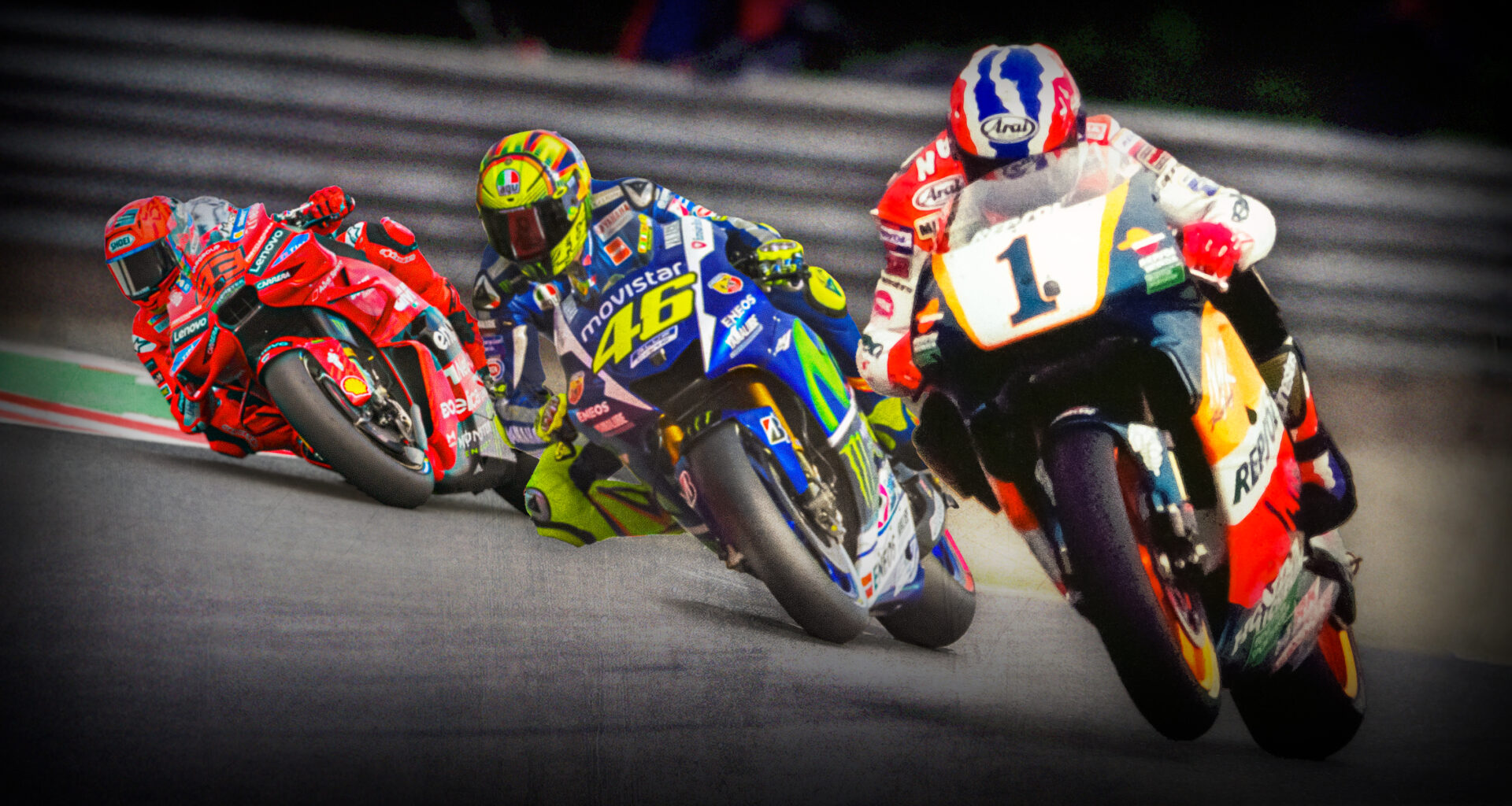 M.Márquez sur les traces de Rossi et Doohan