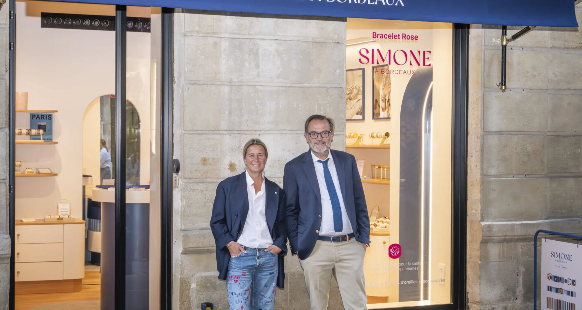 Octobre Rose : une boutique Simone à Bordeaux ouvre... à Bordeaux et prône la résilience
