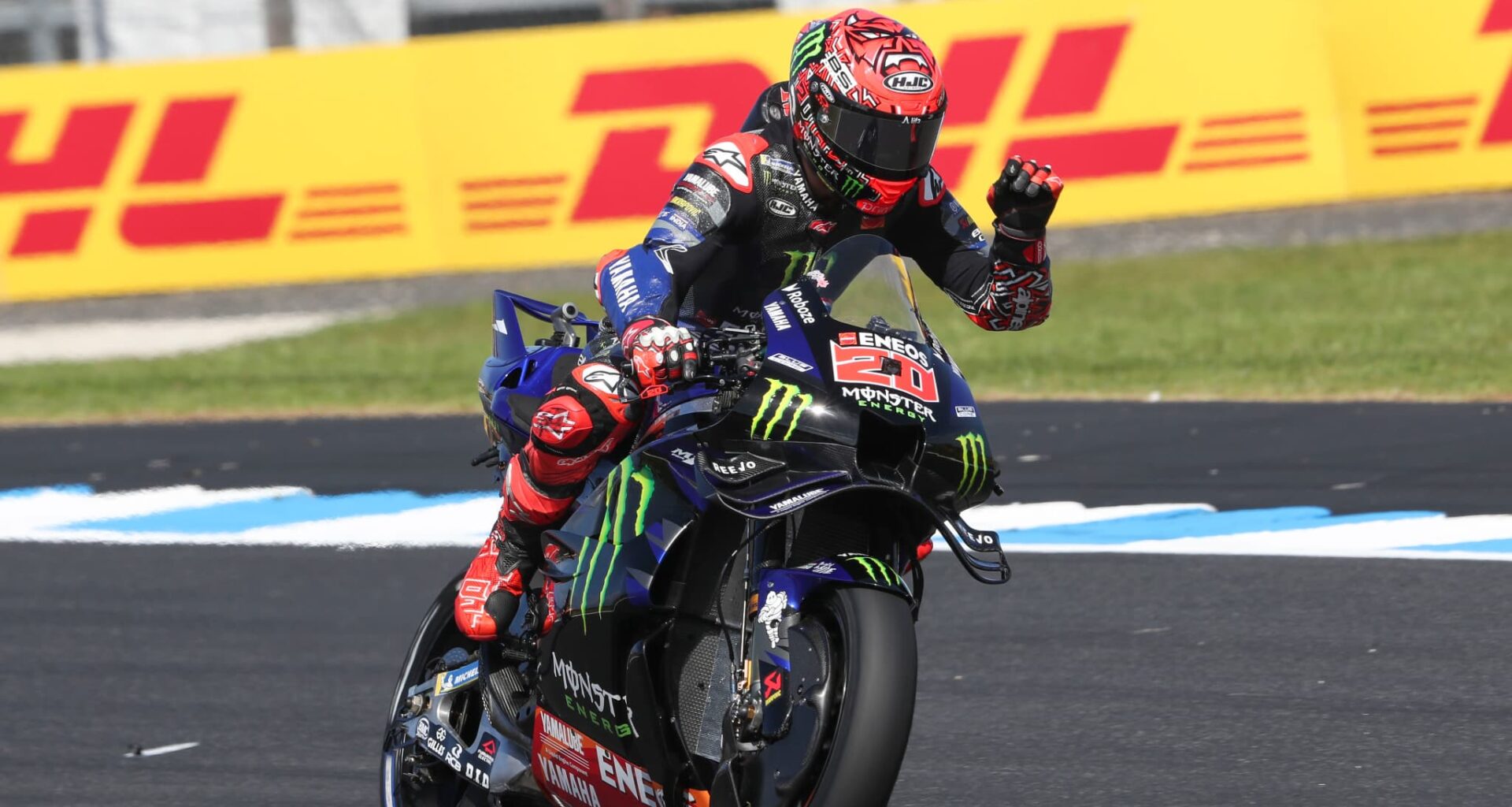 Fabio Quartararo décroche la pole position du GP d'Australie, avec un record à la clé