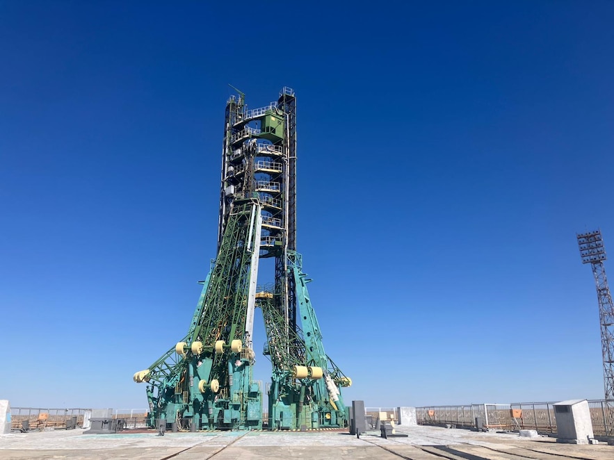 La rampe de lancement "Gagarine", à Baïkonour, inactive depuis 2019.