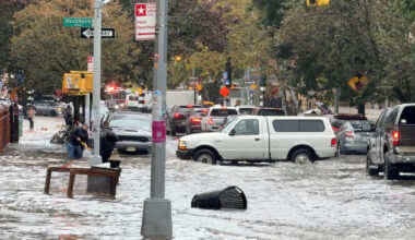Les images impressionnantes des pluies abondantes qui ont inondé le quartier de Brooklyn, à New York