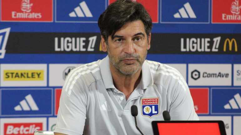 Paulo Fonseca (OL) en conférence de presse