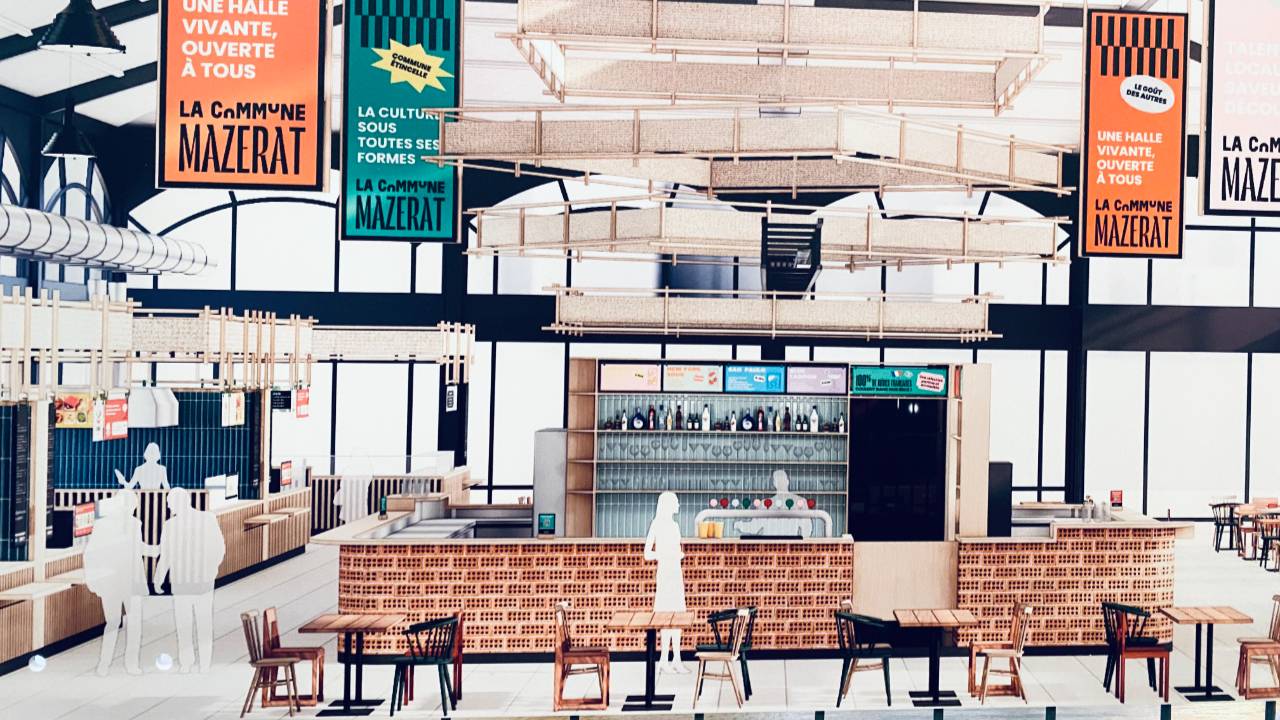 Halles Mazerat, Commune renaissance - IF Saint-Etienne