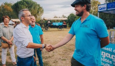 Lors de la première édition, le président Sébastien Vincini