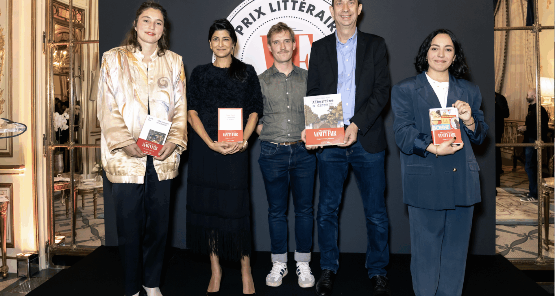 Les lauréats de la première édition du prix littéraire Vanity Fair