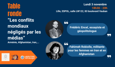 3 novembre 2025, ESPOL Lille Table ronde à Lille: "Les conflits mondiaux négligés par les médias"