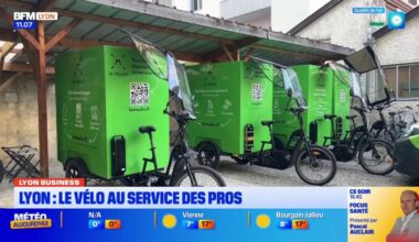 L'usage professionnel du vélo dans la métropole de Lyon