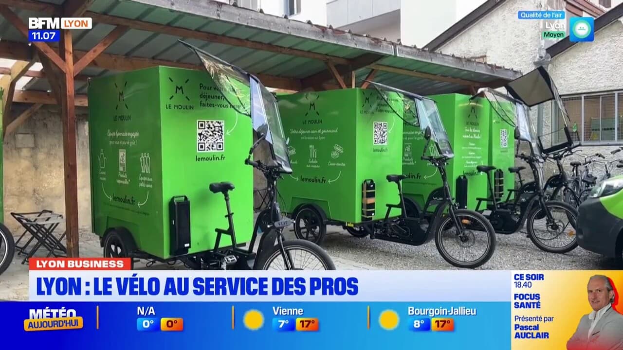 L'usage professionnel du vélo dans la métropole de Lyon
