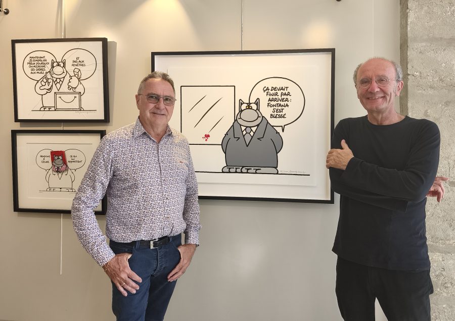 Lyon. Le chat de Philippe Geluck ronronne à la Galerie Estades -