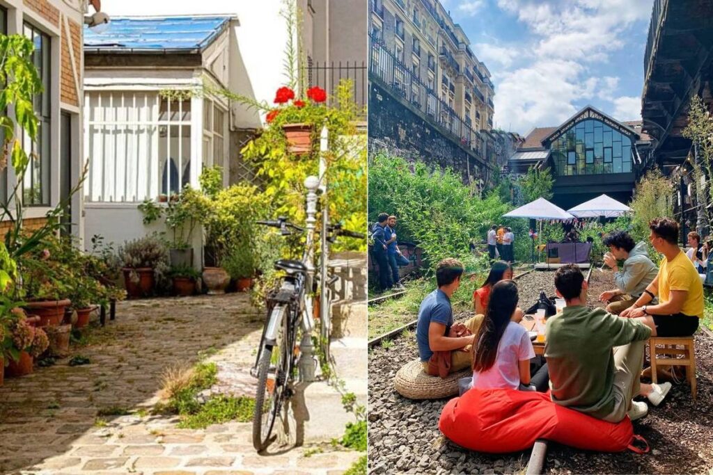 Ce quartier du 20e arrondissement de Paris, récemment élu le plus cool de France, fascine avec son street-art à chaque coin de rue et son ancienne voie ferrée transformée en spot Urbex à ciel ouvert — pas étonnant que tout le monde en parle !